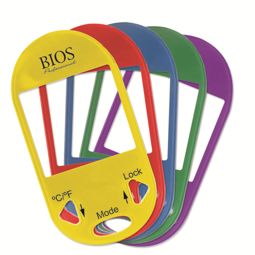 BIOS Professional Kitchen Tools Each BIOS Professional PS200 Infrared Thermometer with K Type Probe, Large LCD Display, Lock Function, and Color Face Plates | Denson CFE