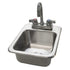 BK Resources Drop-In Sink Each BK Resources DDI-0909524-P-G - Drop-In Sink, one compartment, 11-1/8"W, 3" gooseneck faucet