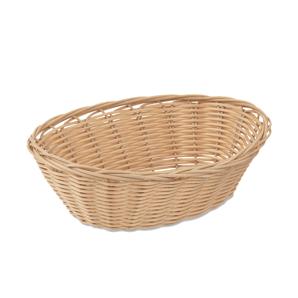 Browne Canada Foodservice Baskets Each Browne 575443 (8879) Polypropylene Oval Basket 9" x 7" x 3" | Denson CFE