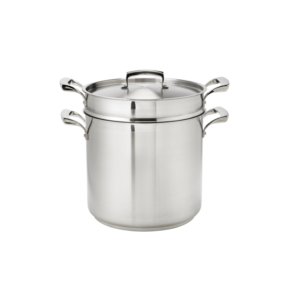Browne Canada Foodservice Cooking Equipment Set Browne 5724082 THERMALLOY 12 Quart Stainless Steel Pasta Cooker Three Piece Set NSF | Denson CFE