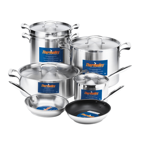 Browne Canada Foodservice Cookware Each Browne 5723908 THERMALLOY 8.3qt SS Stock Pot-Deep NSF