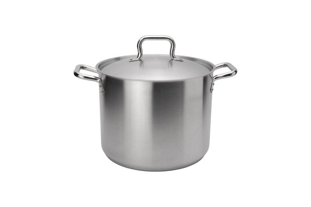 Browne Canada Foodservice Cookware Each Browne 5733920 ELEMENTS Stock Pot 20qt/19Lw/Cover SS NSF