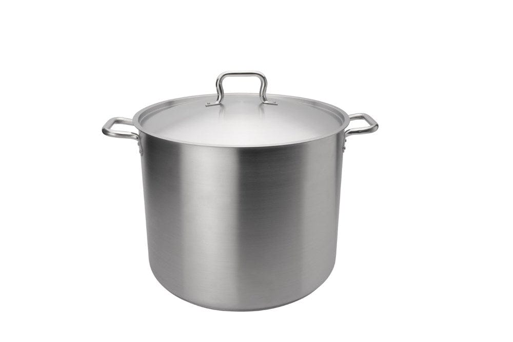 Browne Canada Foodservice Cookware Each Browne 5733932 ELEMENTS Stock Pot 32 qt./30.25 L with Cover Stainless Steel NSF | Denson CFE