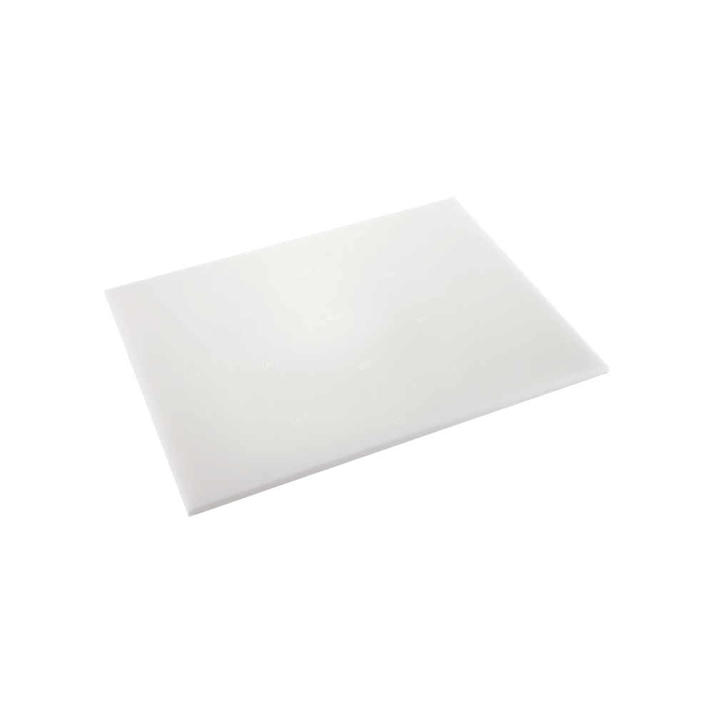 Browne Canada Foodservice Cutting Boards Each Browne PER1218 White Half Inch Poly Cutting Board 12x18x1/2 Inch | Denson CFE
