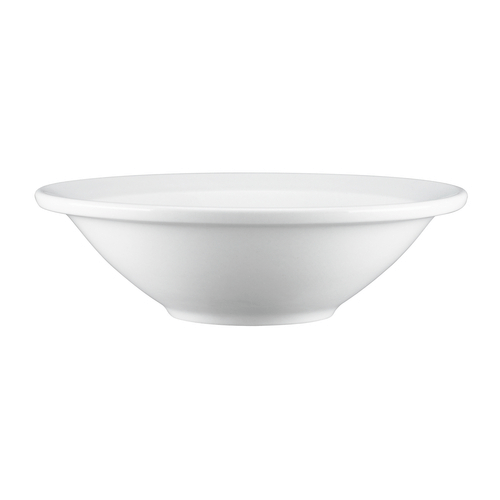 Browne Canada Foodservice Dinnerware Dozen Browne 563956 10 oz. White Porcelain Grapefruit / Cereal Bowl - Case of 12 | Denson CFE