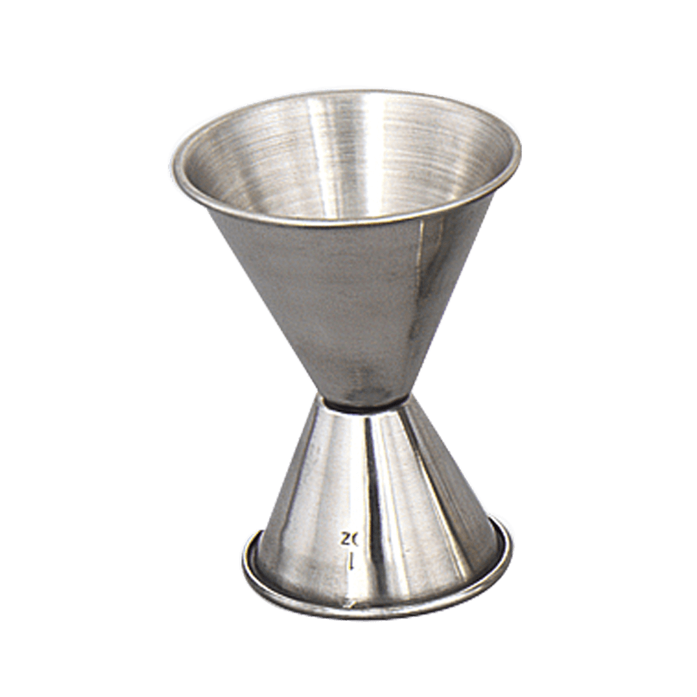 Browne Canada Foodservice Drink Preparation Tools Each Browne 1293 Double Jigger Stainless Steel 1 Ounce 2 Ounce | Denson CFE