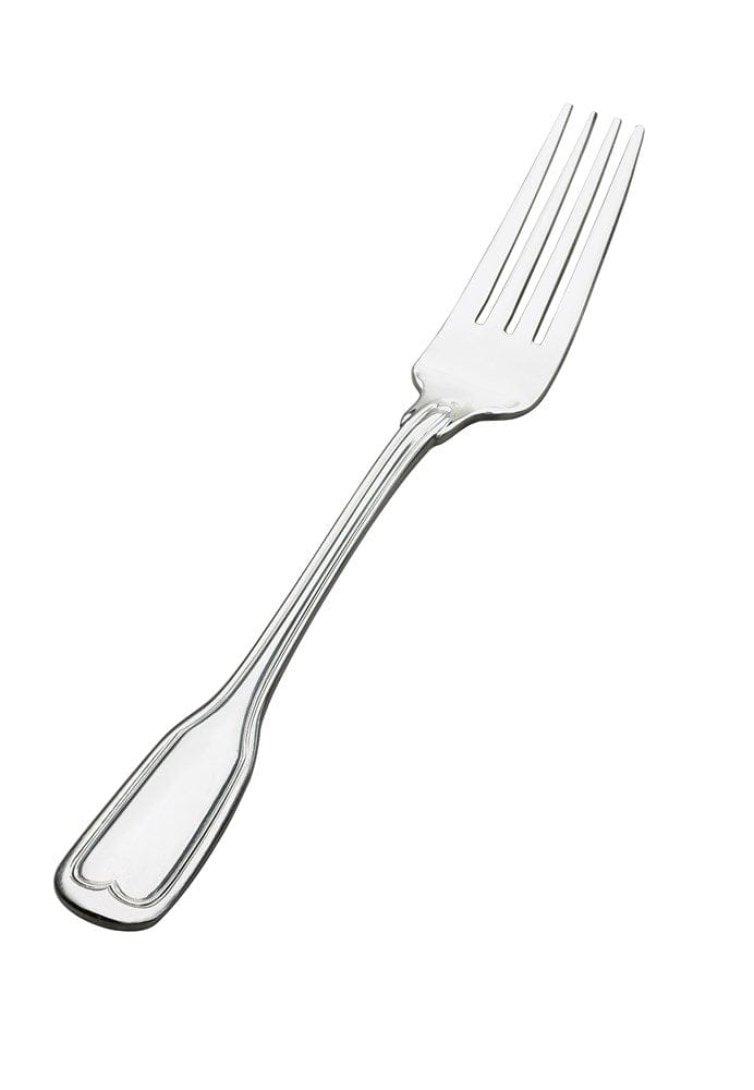 Browne Canada Foodservice Flatware Dozen 502205 Browne LAFAYETTE European Fork 18 Zero Stainless Steel 8.3 Inch 21 Centimeters | Denson CFE