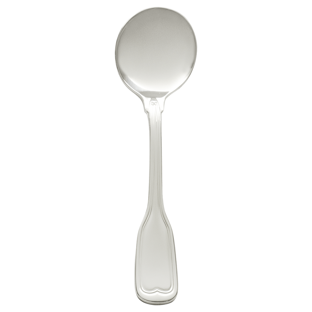 Browne Canada Foodservice Flatware Dozen 502217 Browne LAFAYETTE Bouillon Spoon 18 Zero Stainless Steel 7 Inch 17.8 Centimeters | Denson CFE
