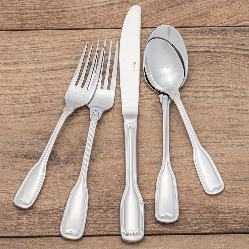 Browne Canada Foodservice Flatware Dozen 502223 Browne LAFAYETTE Teaspoon 18 Zero Stainless Steel 6.1 Inch 15.6 Centimeters | Denson CFE