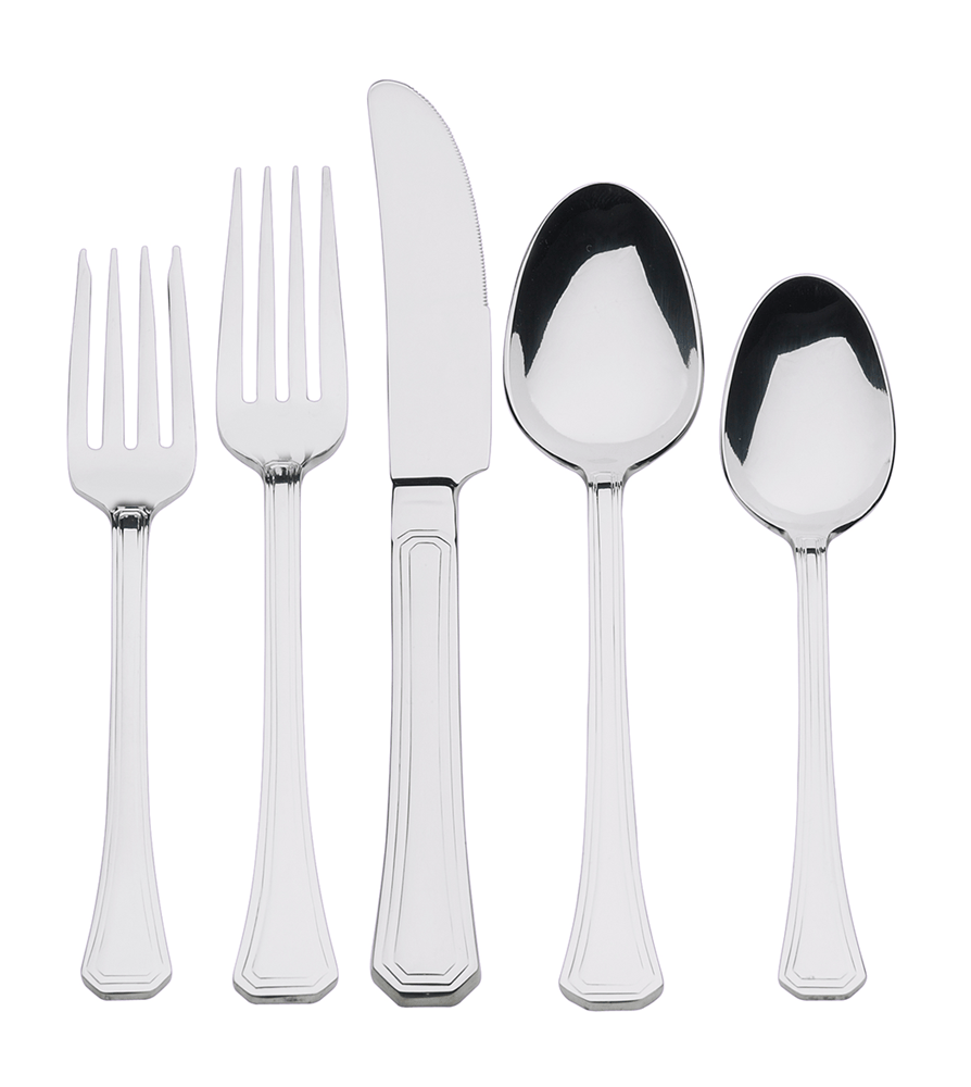 Browne Canada Foodservice Flatware Dozen 502223 Browne LAFAYETTE Teaspoon 18 Zero Stainless Steel 6.1 Inch 15.6 Centimeters | Denson CFE