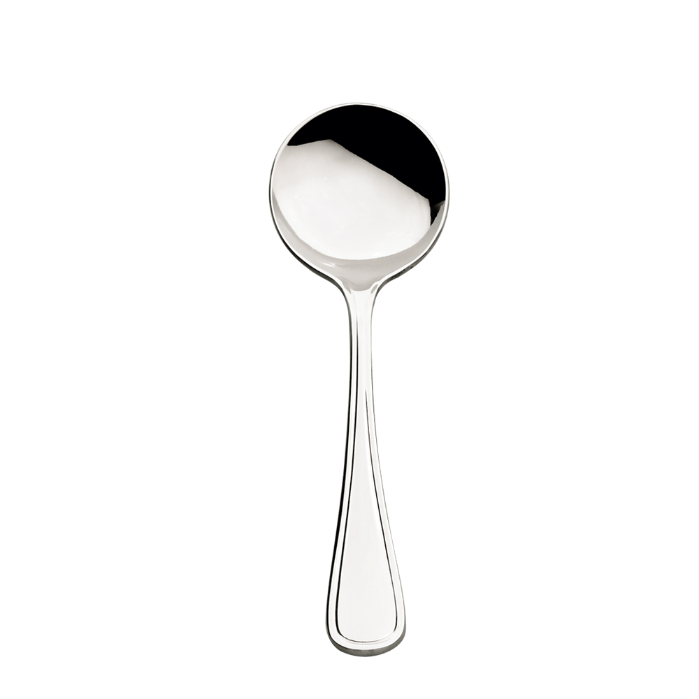 Browne Canada Foodservice Flatware Dozen 502413 Browne CONCERTO Round Soup Spoon 18 Ten Stainless Steel 7 Inch 17.8 Centimeters | Denson CFE