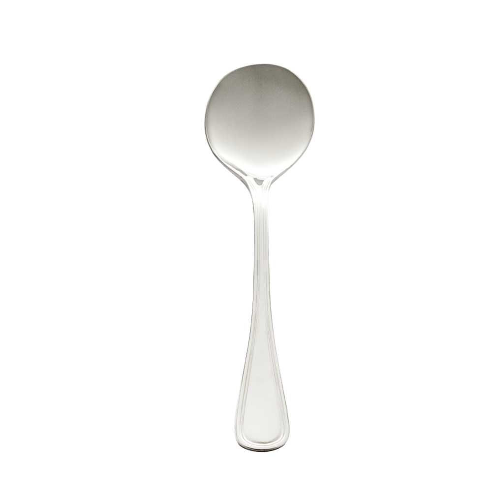 Browne Canada Foodservice Flatware Dozen Browne 501913 Paris Round Soup Spoon Eighteen Over Zero Stainless Steel Seven Inches | Denson CFE