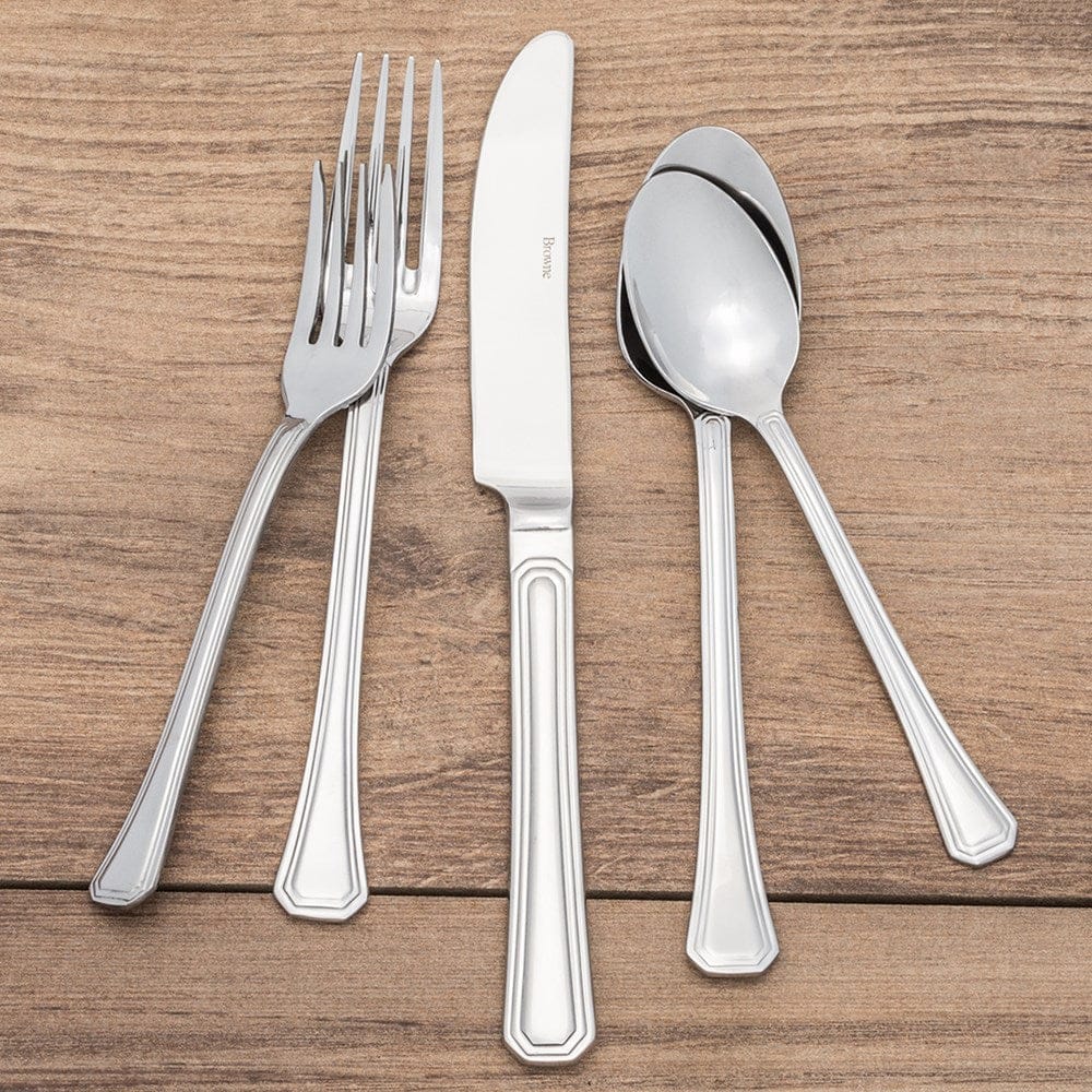 Browne Canada Foodservice Flatware Dozen Browne 502003 Oxford Dinner Fork Eighteen Over Zero Stainless Steel Seven Point Four Inches | Denson CFE