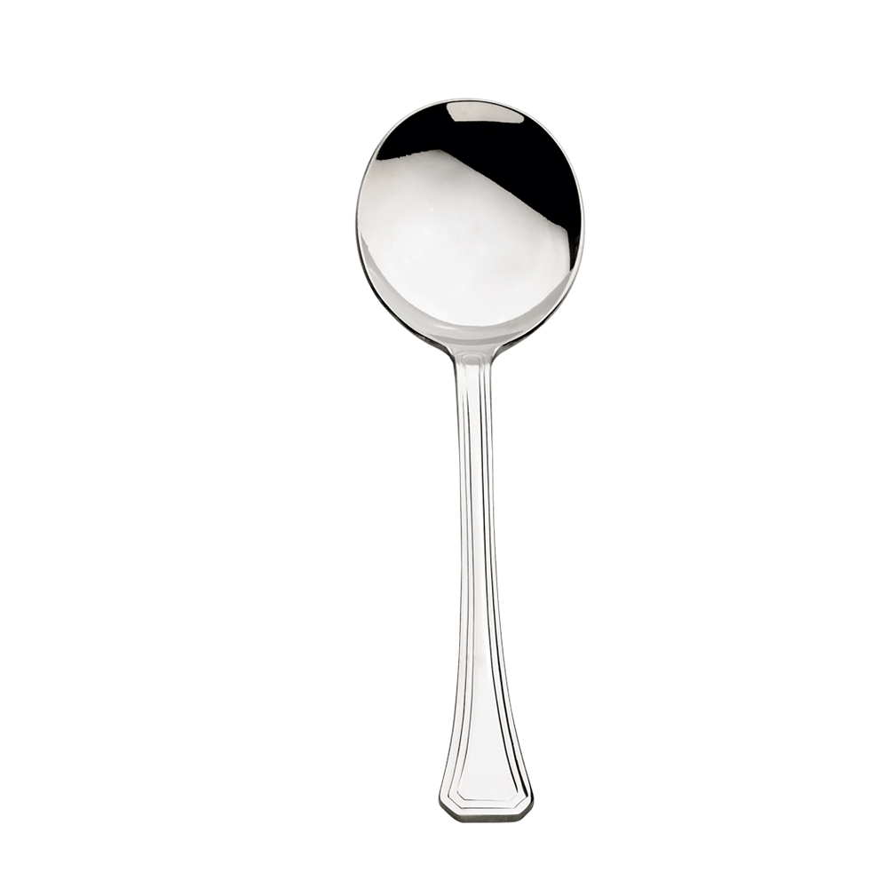 Browne Canada Foodservice Flatware Dozen Browne 502013 Oxford Round Soup Spoon Eighteen Over Zero Stainless Steel Seven Point Three Inches | Denson CFE