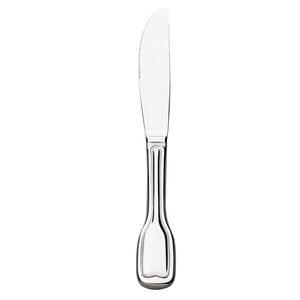 Browne Canada Foodservice Flatware Dozen Browne 502211S LAFAYETTE Dinner Knife Serrated 105 Grams 13 Zero Stainless Steel 9.3 Inch 23.5 Centimeters | Denson CFE
