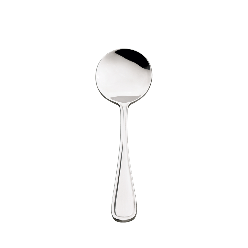 Browne Canada Foodservice Flatware Dozen Browne 502517 CELINE Bouillon Spoon 18/0 Stainless Steel 6.5" / 15.9cm | Denson CFE
