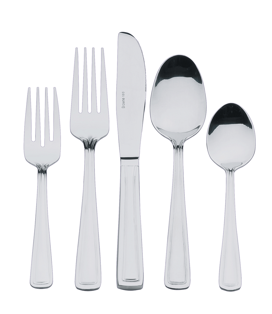 Browne Canada Foodservice Flatware Dozen Browne 502603 - ROYAL 7.4 Inch Stainless Steel Dinner Fork, Pack of 12 | Denson CFE