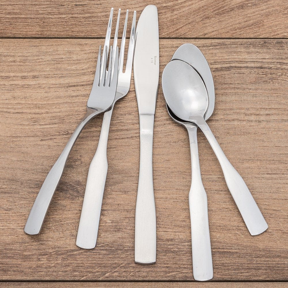 Browne Canada Foodservice Flatware Dozen Browne 502702 ELEGANCE Oval Dessert Spoon 18/0 Stainless Steel 7.4 Inch | Denson CFE