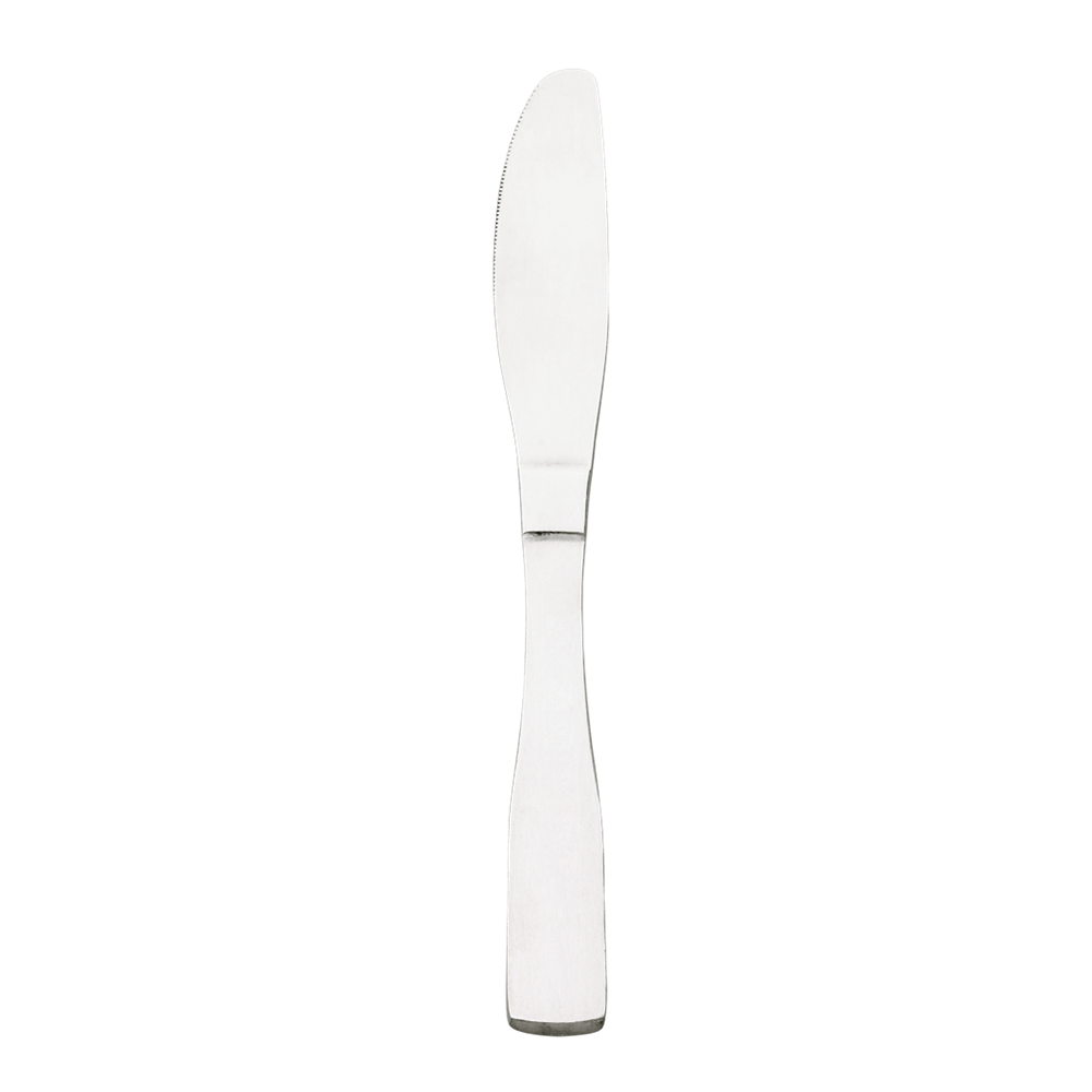 Browne Canada Foodservice Flatware Dozen Browne 502711S ELEGANCE Dinner Knife Serrated 13 Zero Stainless Steel 65 Grams 8.8 Inch 22.2 Centimeters | Denson CFE