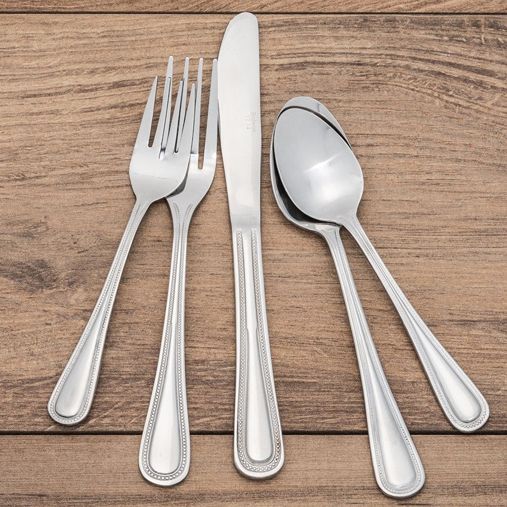 Browne Canada Foodservice Flatware Dozen Browne 502902 CONTOUR Dessert Spoon 18/0 Stainless Steel 7.5 Inch | Denson CFE