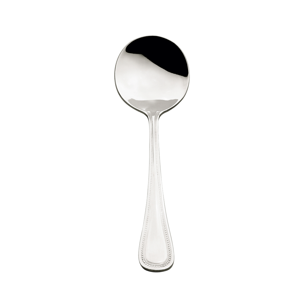 Browne Canada Foodservice Flatware Dozen Browne 502913 CONTOUR Round Soup Spoon 18/0 Stainless Steel 7.1 Inch | Denson CFE