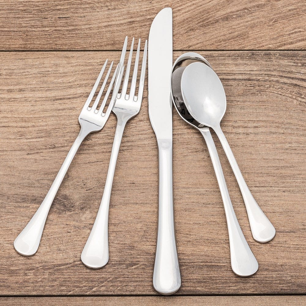 Browne Canada Foodservice Flatware Dozen Browne 503211S LUNA Dinner Knife Serrated 13 Zero Stainless Steel 9.5 Inch 24 Centimeters | Denson CFE