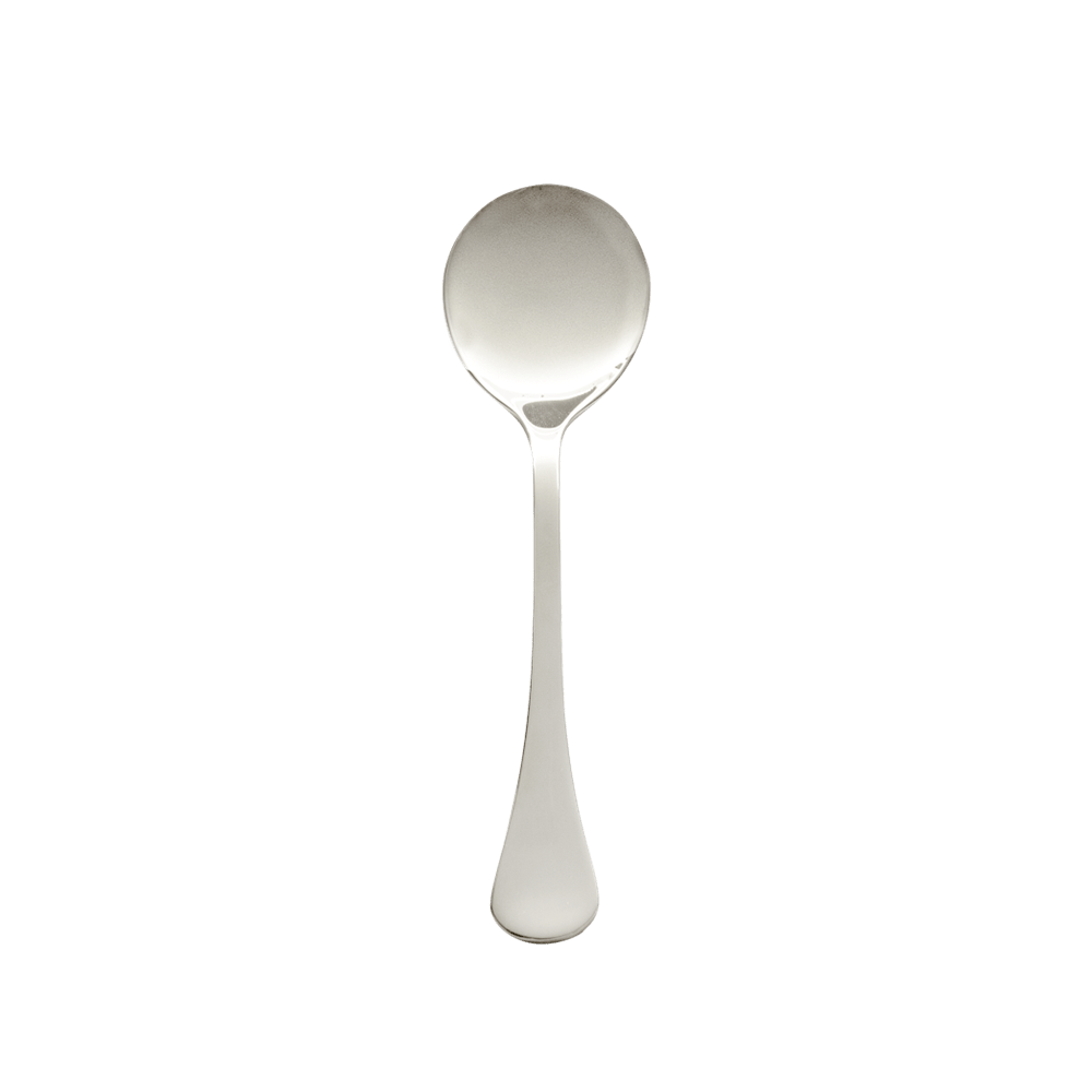 Browne Canada Foodservice Flatware Dozen Browne 503217 LUNA Bouillon Spoon 18/10 Stainless Steel 5.7 Inch | Denson CFE