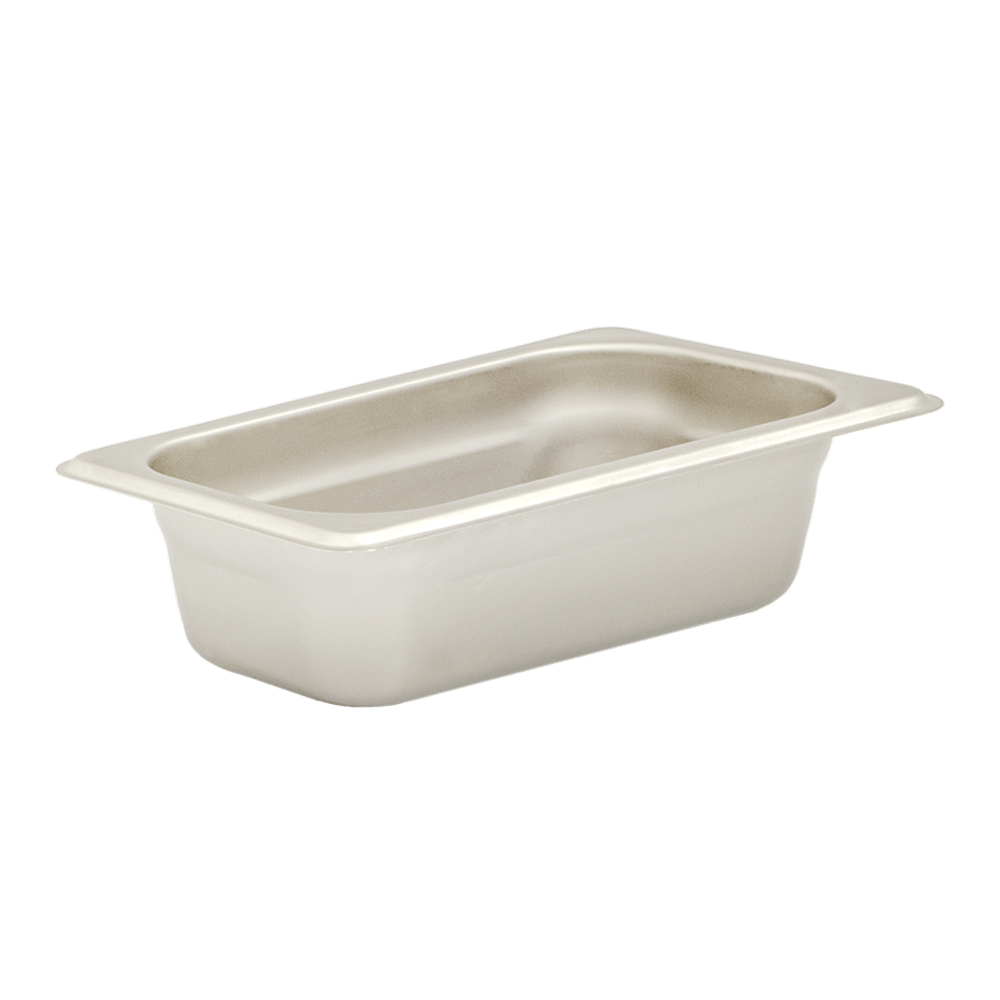 Browne Canada Foodservice Food Pans Each 22192 Browne One Ninth Size Steam Table Pan 2.5 Inch Deep 22 Gauge NSF | Denson CFE