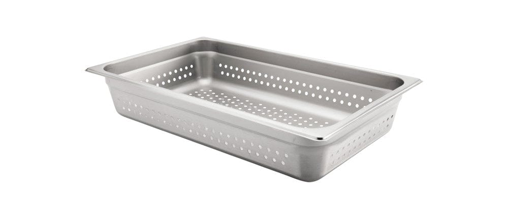 Browne Canada Foodservice Food Pans Each Browne 5781104 Full-Sized Steam Pan, Stainless Steel, 14.8 qt, Perforated | Denson CFE