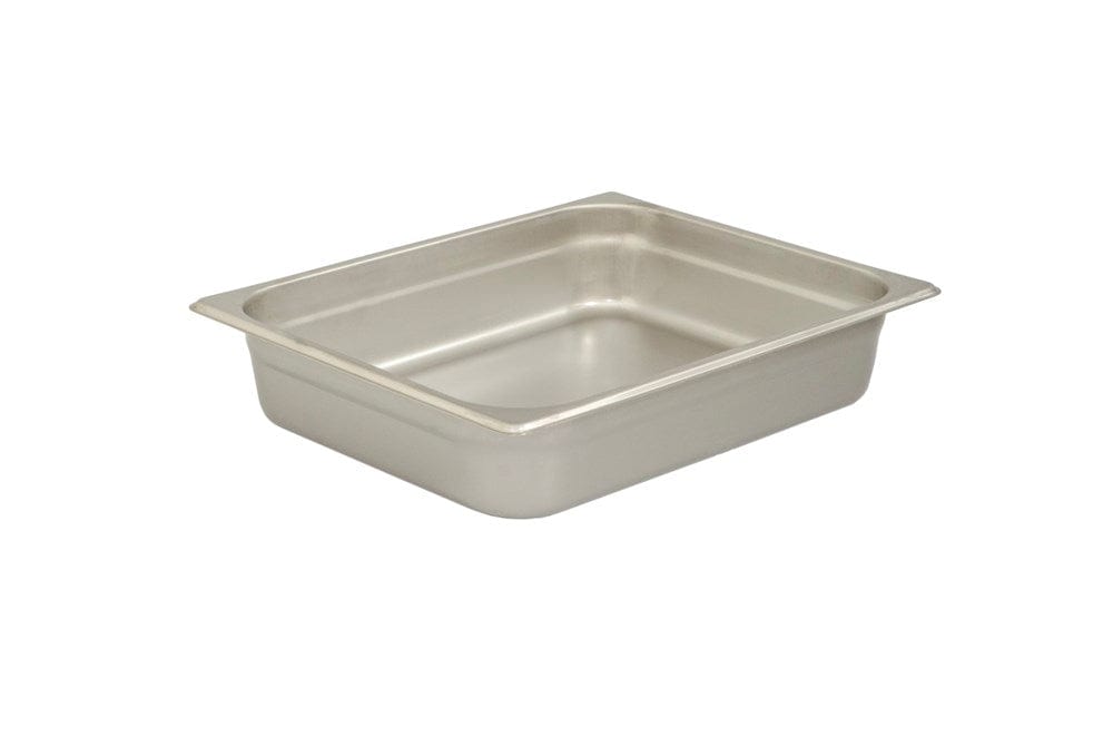 Browne Canada Foodservice Food Pans Each Browne 5781202 Half Size Steam Pan - 4.3 Qt Stainless Steel, Reinforced & Anti-Jam | Denson CFE