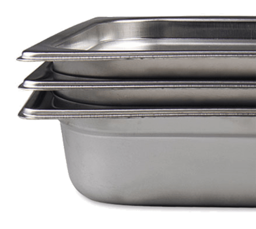 Browne Canada Foodservice Food Pans Each Browne 5781602 Sixth Size Steam Pan, Stainless