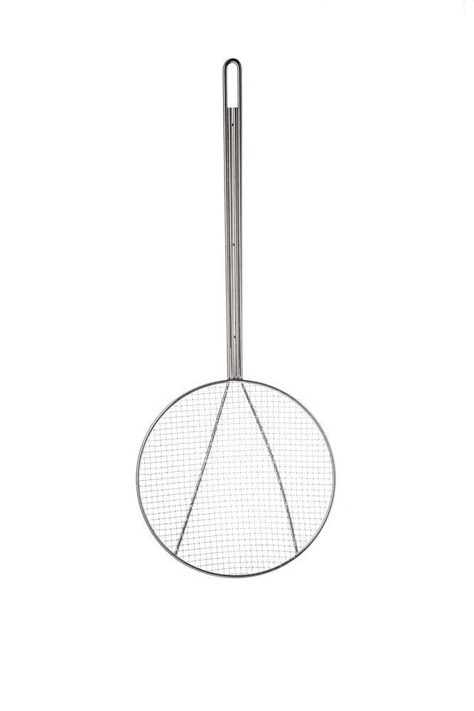Browne Canada Foodservice Kitchen Tools Each Browne 1309T Nickel-Plated Square Mesh Skimmer (9" Bowl)
