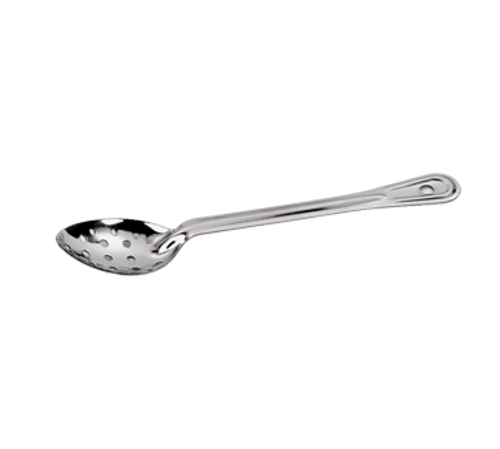 Browne Canada Foodservice Kitchen Tools Each Browne 2772 15" Perforated Heavy Stainless Serving Spoon with Mirror Finish | Denson CFE