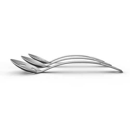 Browne Canada Foodservice Kitchen Tools Each Browne 4775 RENAISSANCE Basting Spoon, Curved SS 15"/38.1cm