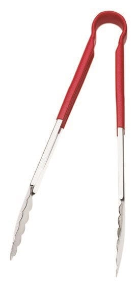 Browne Canada Foodservice Kitchen Tools Each Browne 5511RD 9" Tong w/Red Coated Handle