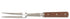 Browne Canada Foodservice Kitchen Tools Each Browne 5551 14" Cook's Fork, 2 Tine, Hardwood Handle, Stainless Steel