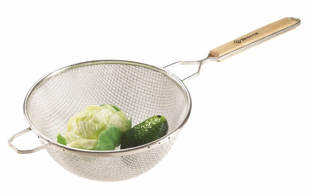 Browne Canada Foodservice Kitchen Tools Each Browne 574130 (8199) Double-Mesh Strainer-Medium (10.25" bowl)