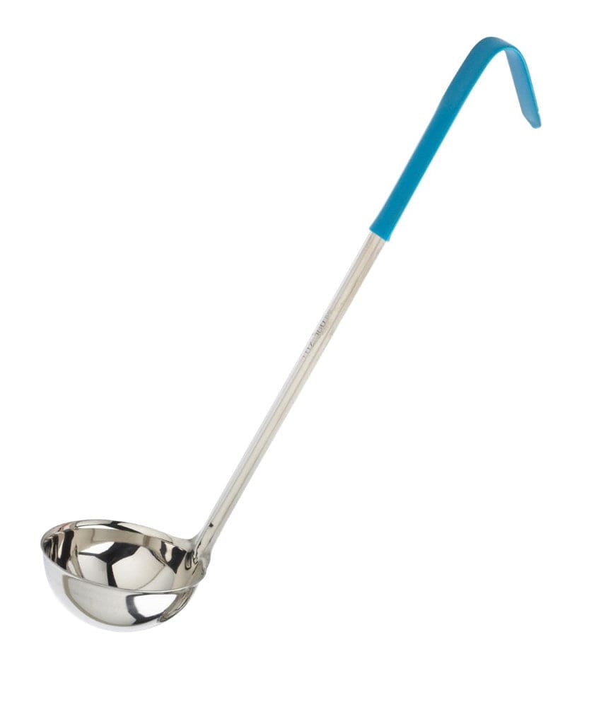 Browne Canada Foodservice Kitchen Tools Each Browne 9946TL 6oz Ladle w/Teal Coated Handle