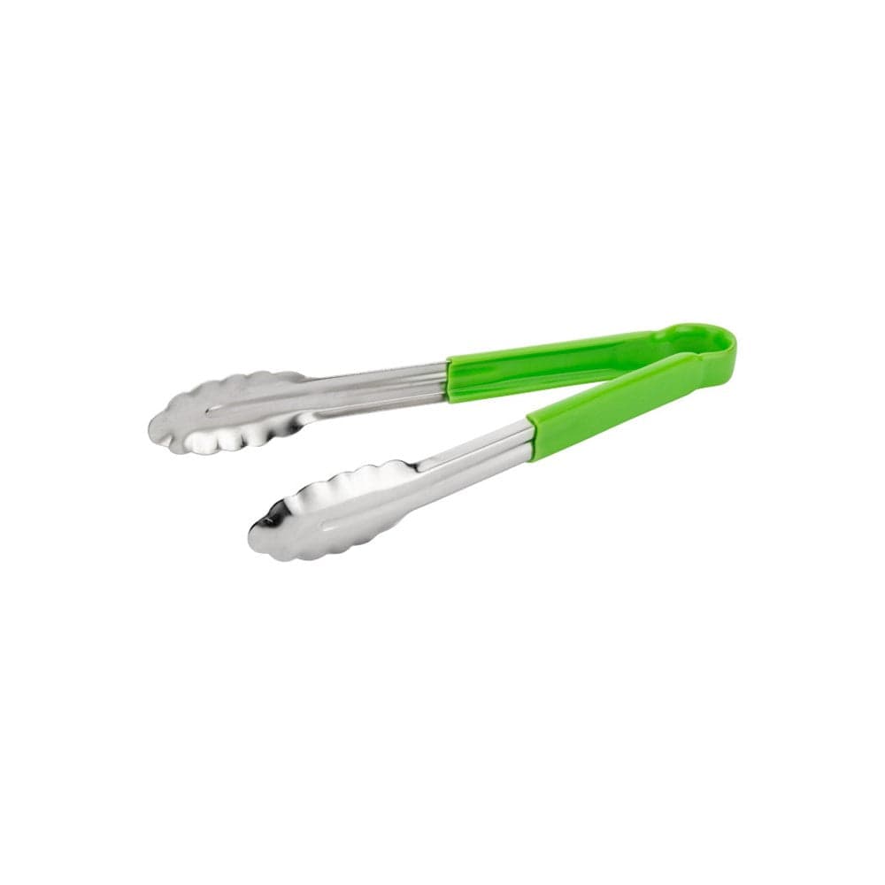 Browne Canada Foodservice Kitchen Tools Each / Green Browne 5512GR 12" Tong w/Green Coated Handle