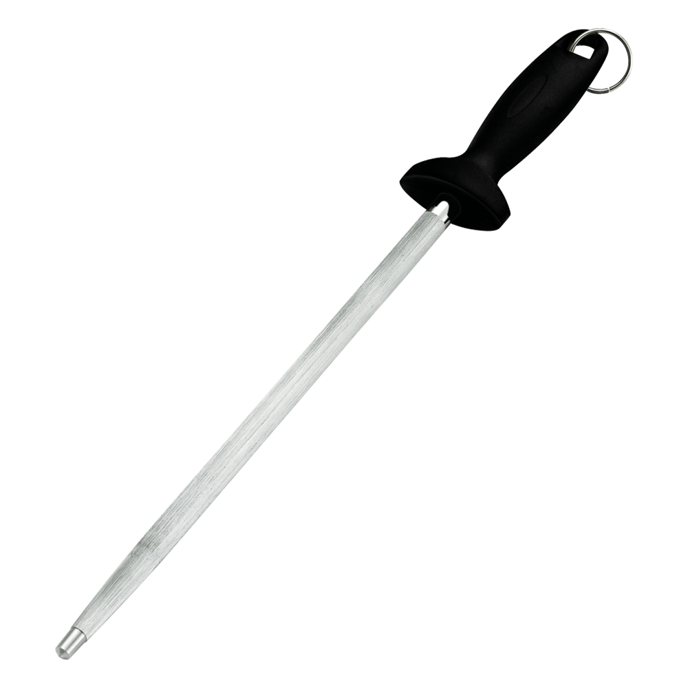 Browne Canada Foodservice Knife & Accessories Each Browne PC12002 Sharpening Steel Black Handle 12 Inch 30.5 Centimeters | Denson CFE