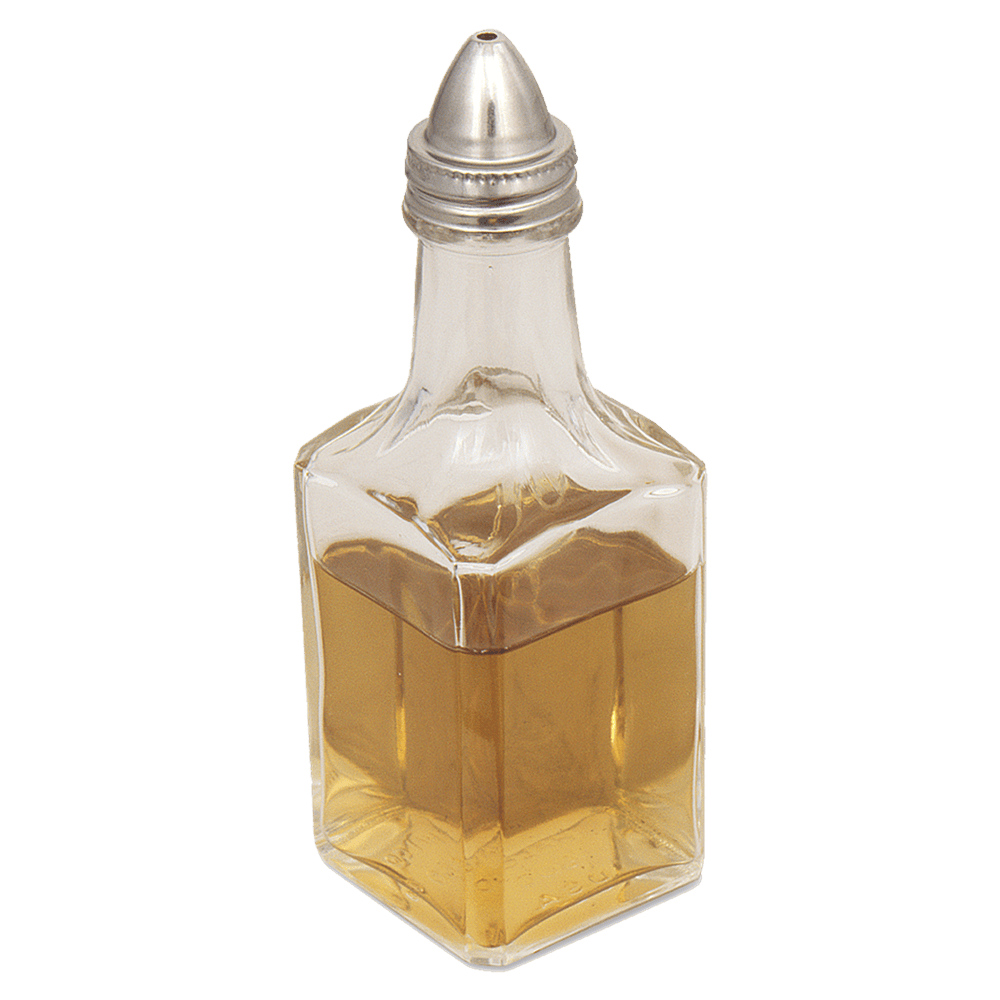 Browne Canada Foodservice Oil Vinegar Bottle Each Browne 571600 Cruets with Stainless Steel Tops Packed 36 Each Case | Denson CFE
