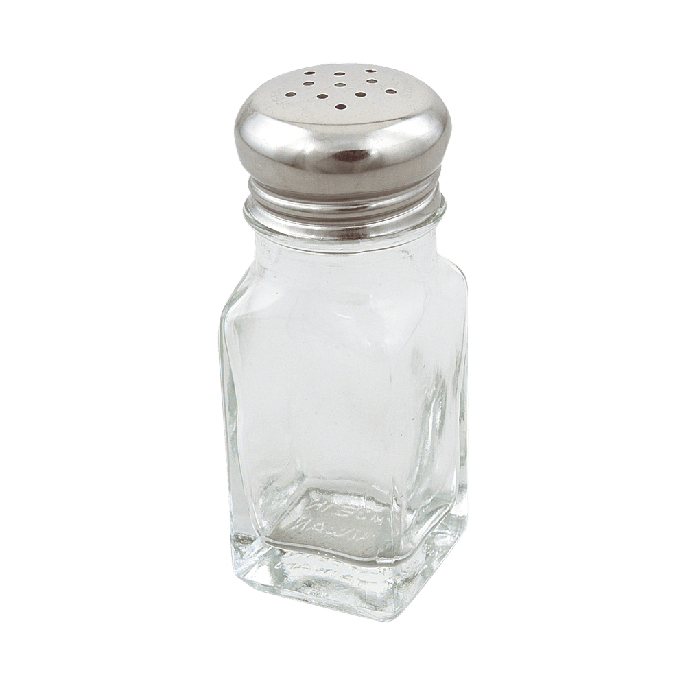 Browne Canada Foodservice Pepper Spice Dozen Browne 575183 2 oz Square Shakers Packed 2 DZ Case | Denson CFE