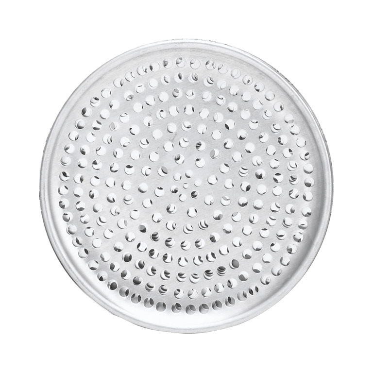 Browne Canada Foodservice Pizza Pans Each Browne 575354 Pizza Tray Aluminum 14 Inch 35.6cm Perforated | Denson CFE