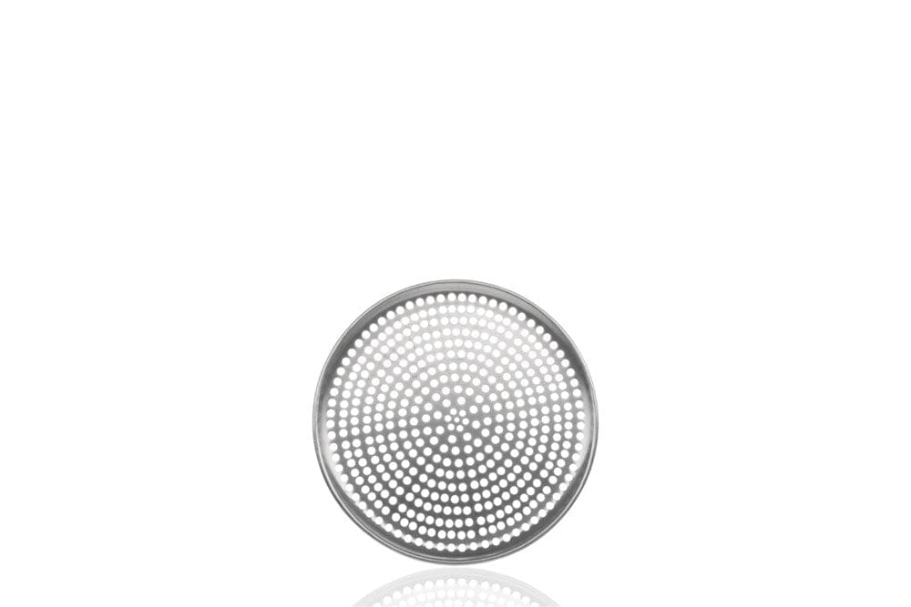 Browne Canada Foodservice Pizza Pans Each Browne Foodservice 575352 12-Inch Perforated Aluminum Pizza Tray | Denson CFE