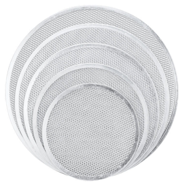 Browne Canada Foodservice Pizza Screens and Disks Each Browne 575377 (PS8) 7" Aluminum Pizza Screen | Denson CFE