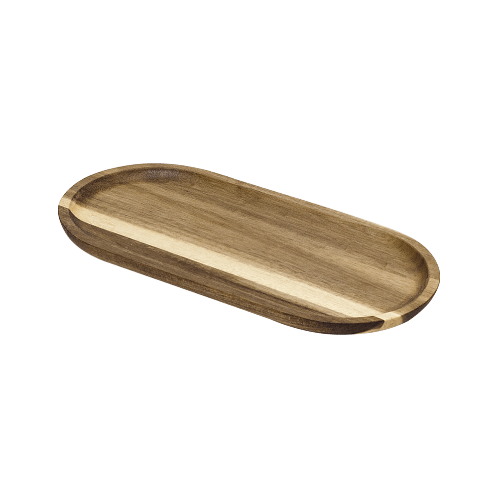 Browne Canada Foodservice Serving Each Browne 571260 Serve Board Oval 12 x 6 Inch 30.5 x 15.2 Centimeter Acacia | Denson CFE