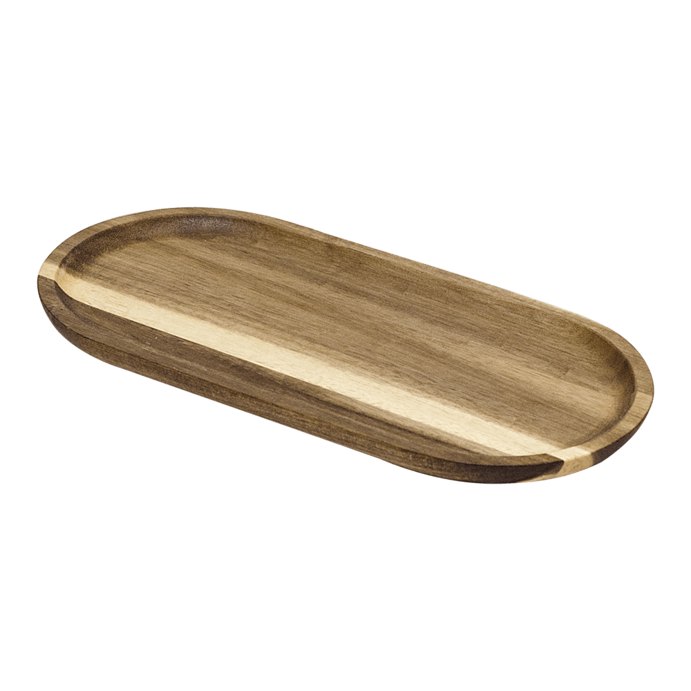 Browne Canada Foodservice Serving Each Browne 571680 Serve Board Oval 16 x 8 Inch Acacia | Denson CFE