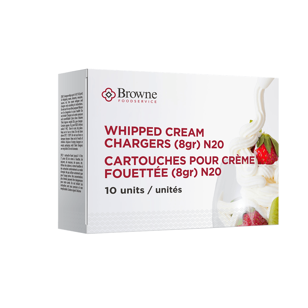 Browne Canada Foodservice Smallwares Box Browne 574397 Cream Whipper Chargers, 8g N20 - Box of 10 | Denson CFE