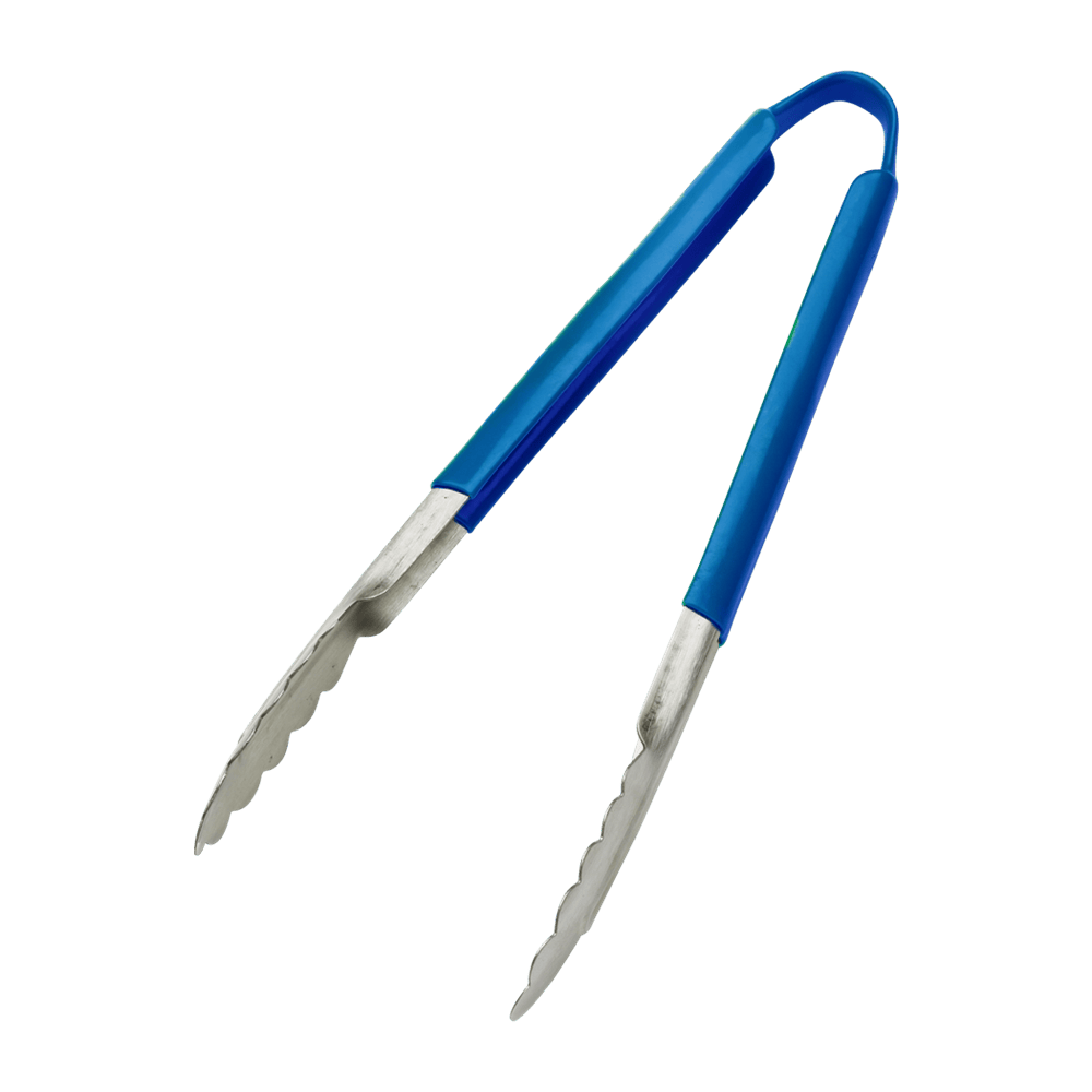 Browne Canada Foodservice Smallwares Each / Blue Browne 5512BL 12 Inch Tong with Blue Coated Handle | Denson CFE