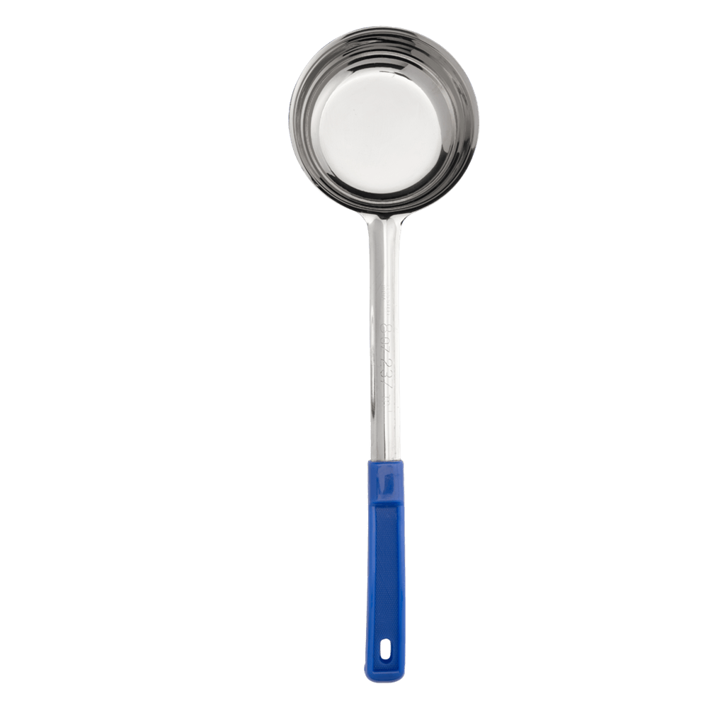 Browne Canada Foodservice Smallwares Each / Blue Browne 5757480 8 Ounce 1 Piece Portioner with Blue Handle | Denson CFE